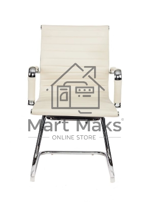 Кресло компьютерное Бюрократ CH-883-LOW-V/IVORY низкая спинка слоновая кость искусственная кожа