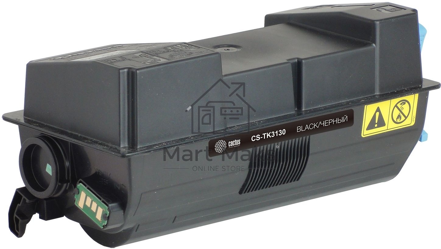 Картридж лазерный Cactus CS-TK3130 черный (25000 стр.) для Kyocera Mita FS 4200/4300/4200DN/4300DN/M3550idn Ecosys/60idn