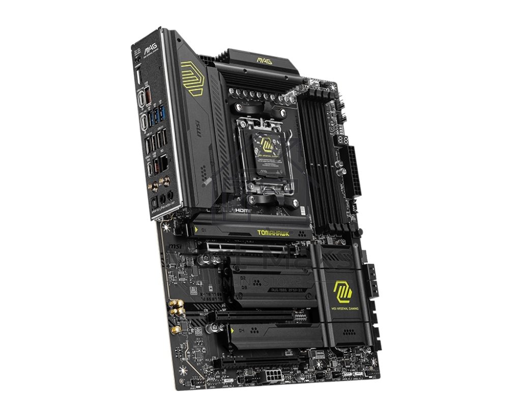 Материнская плата MSI MAG X870 TOMAHAWK WIFI, AM5, AMD X870, 4xDDR5, 4xSATA, 4xM.2, 1xPCI-E 3.0 x1, 1xPCI-E 4.0 x4, 1xPCI-E 5.0 x16, 1xHDMI, 2xUSB Type-C, 1x2.5Gb LAN, 2xUSB-A 3.2 Gen 1, 2xUSB-A 3.2 Gen 2, 2x3.5 мм, 7.1, Standard-ATX