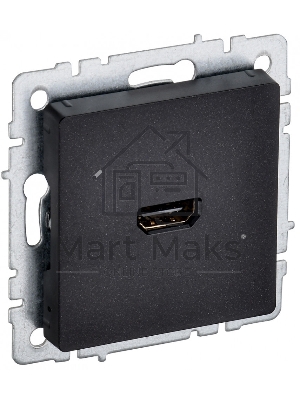 Розетка HDMI IEK BRITE РHDMI-0-БрЧ черный