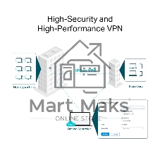 VPN-маршрутизатор TP-Link ER706W Omada с гигабитными портами и поддержкой Wi-Fi AX3000, 1 гиг. SFP WAN/LAN, 1 гиг. RJ45 WAN, 4 гиг. RJ45 WAN/LAN, USB 3.0, до 574 М/с на 2,4 ГГц + до 2402 М/с