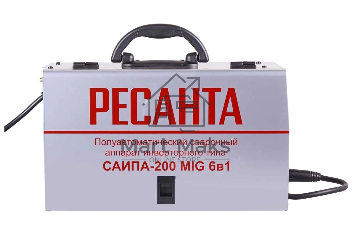 Сварочный аппарат инверторный полуавтоматический Ресанта САИПА-200 65/9