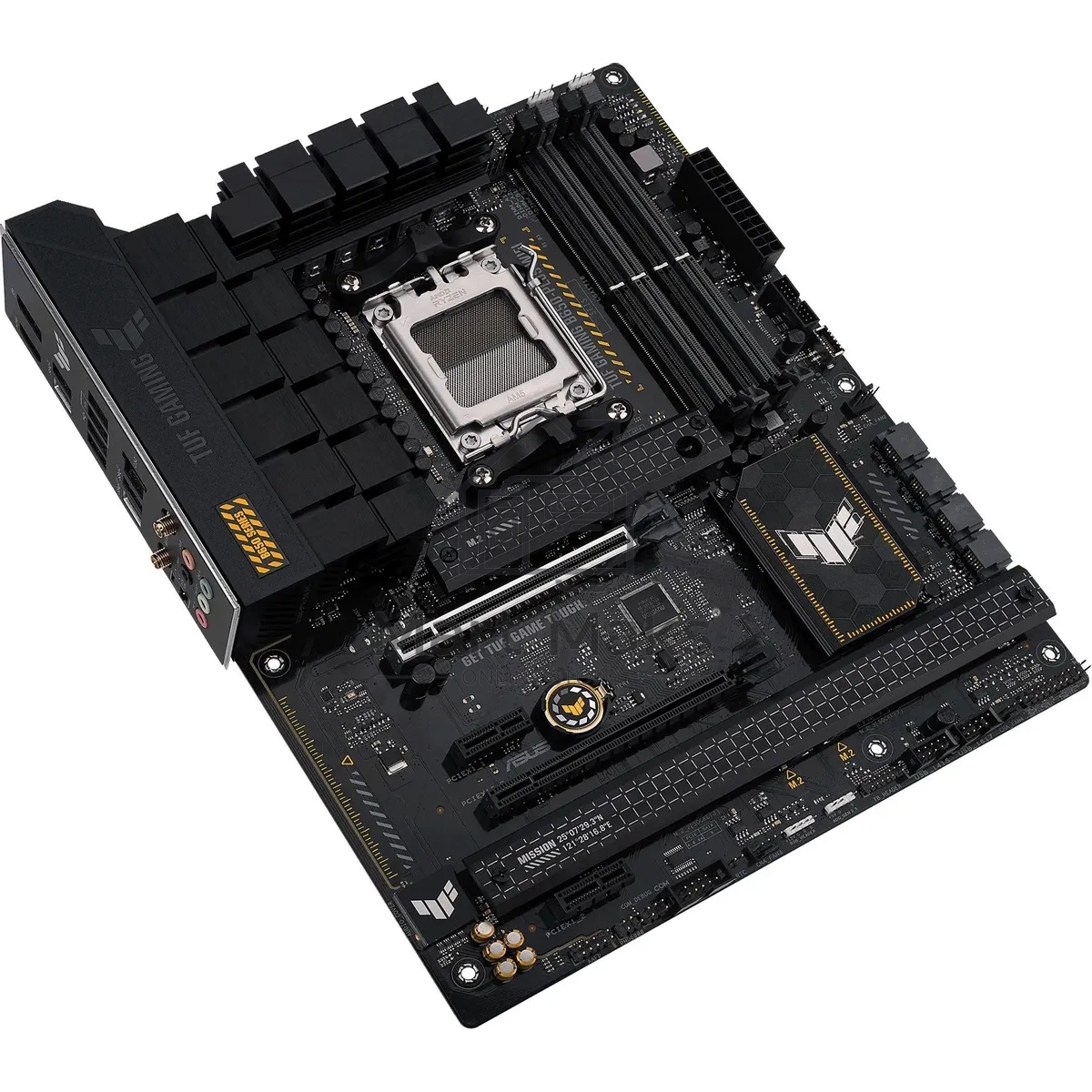 Материнская плата ASUS TUF GAMING B650-PLUS WIFI, AM5, AMD B650, 4xDDR5, 4xSATA, 3xM.2, 1xPCI-E 4.0 x16, 1xPCI-E 4.0 x4, 2xPCI-E x1, 1xHDMI, 1xDP, 1x 2.5Gb LAN, 2xUSB-A 3.2 Gen 2, 4xUSB-A 2.0, 1xUSB-C 3.2 Gen 2, 5x3.5 мм, 7.1, ATX