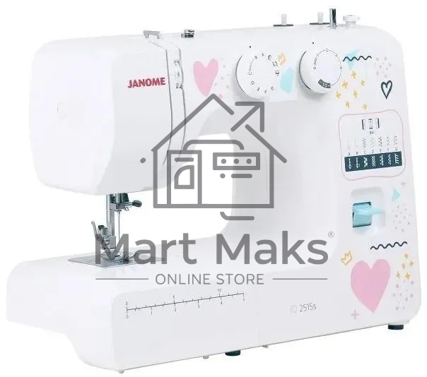 Швейная машина Janome JQ 2515S белый