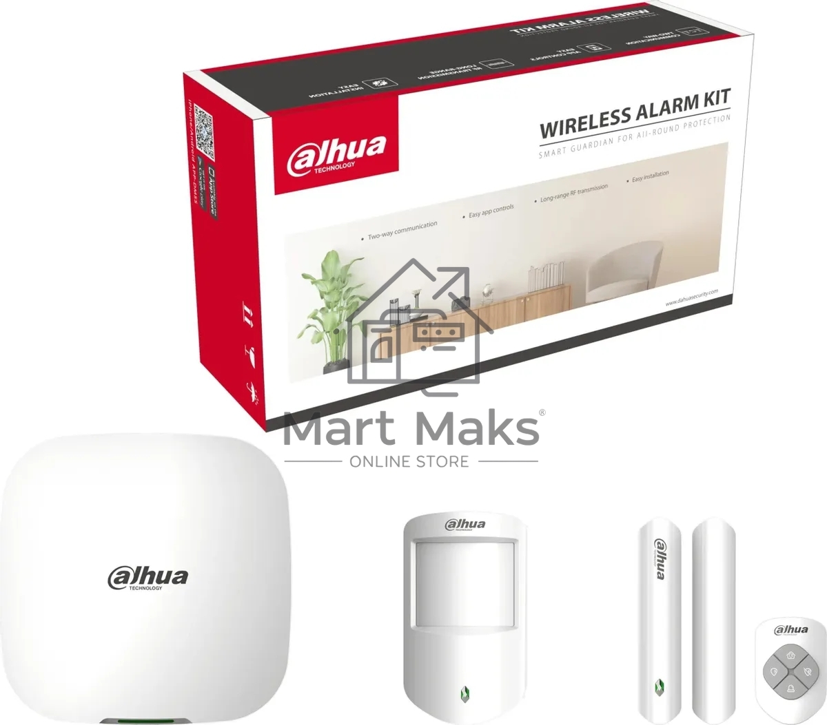 Комплект охранной сигнализации Dahua DHI-ART-ARC3000H-03-W2(868)