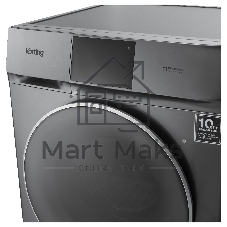 Стиральная машина Korting KWM 60DV1297 Gr серый, загрузка фронтальная 10 кг, 1200 об/мин, класс A+++