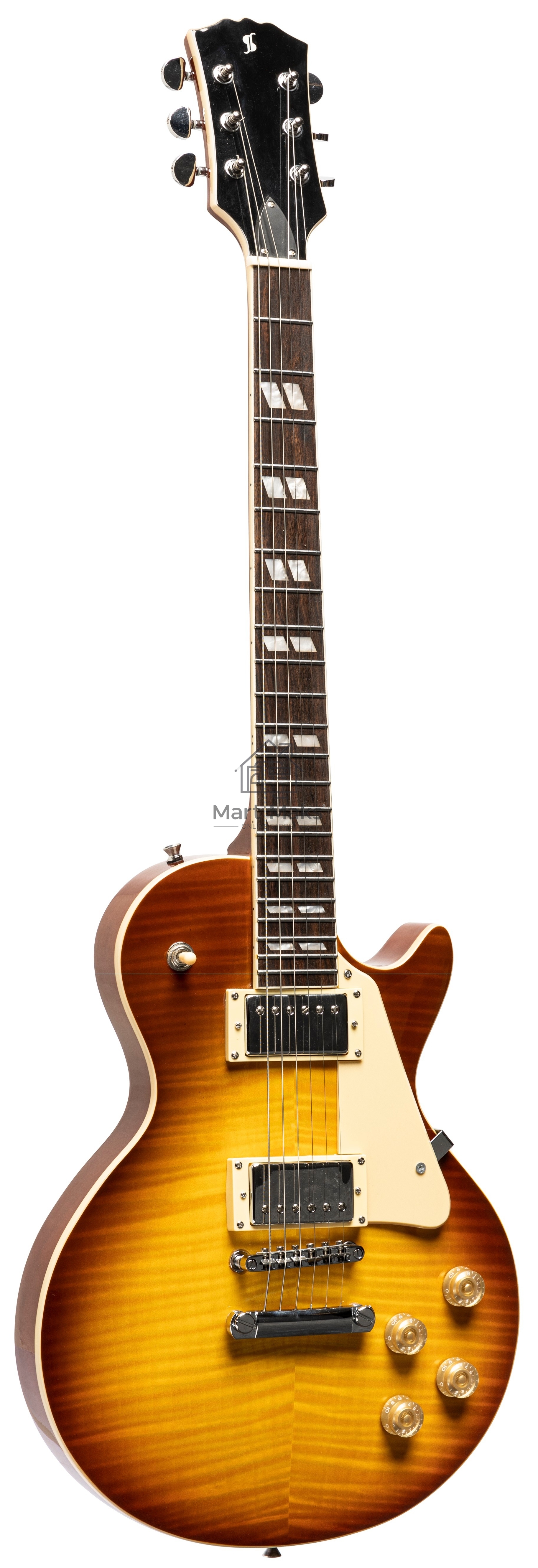 Электрогитара STAGG SEL-DLX TB BST 6-ти струнная, цвет Tobacco Burst