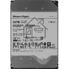 Жесткий диск Western Digital HDD Server Ultrastar DC HC570 WUH722222ALE6L4 22TB 7200rpm SATA-III 512Mb 3.5