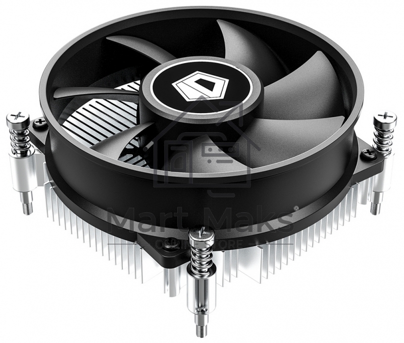 Кулер ID-COOLING DK-17 PWM серебристый/черный 92мм алюминий 2200rpm 26db 4-pin 65W 42мм