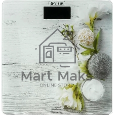 Весы напольные Vitek VT-8077(MC) / Максимальный вес 180 кг.Индикатор перегрузки и разряда батареи.