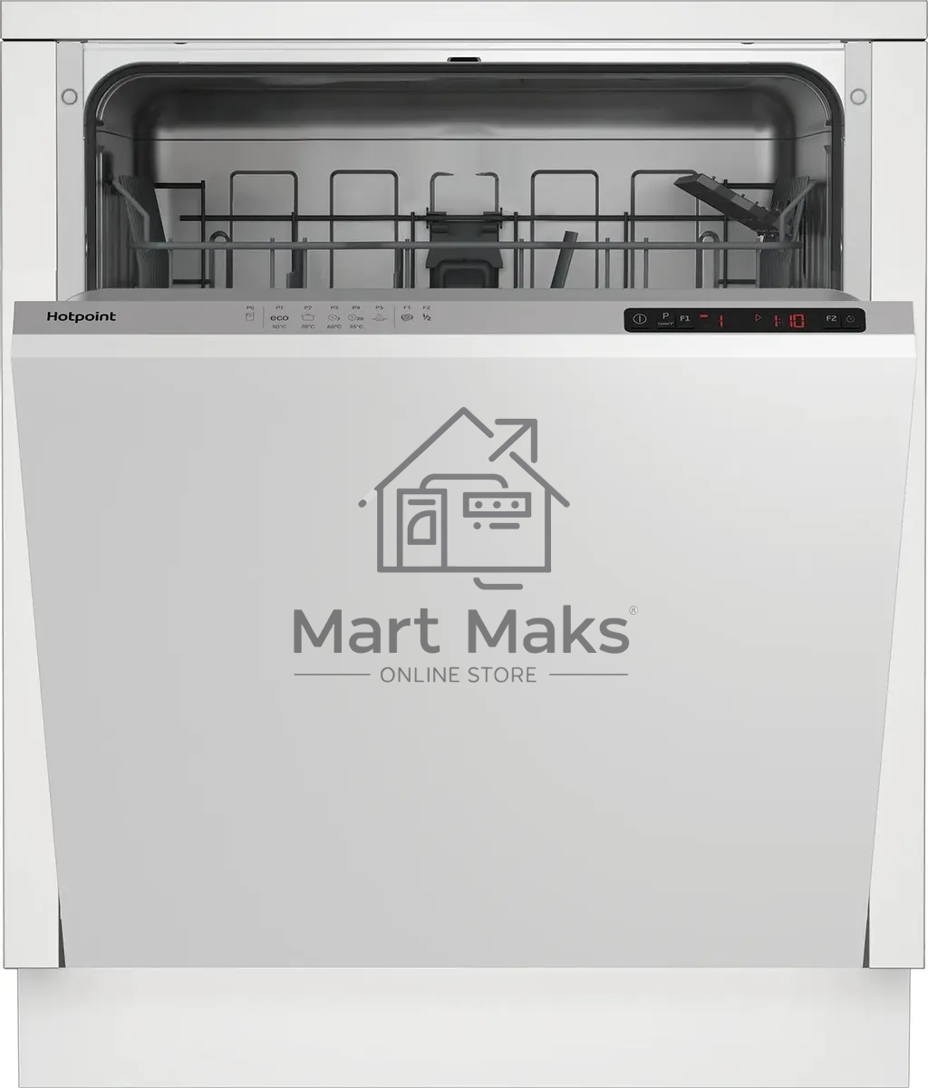 Встраиваемая посудомоечная машина Hotpoint HI 4C39, серебристый, 59.8 см, 13 компл., 49 дБ, класс A++