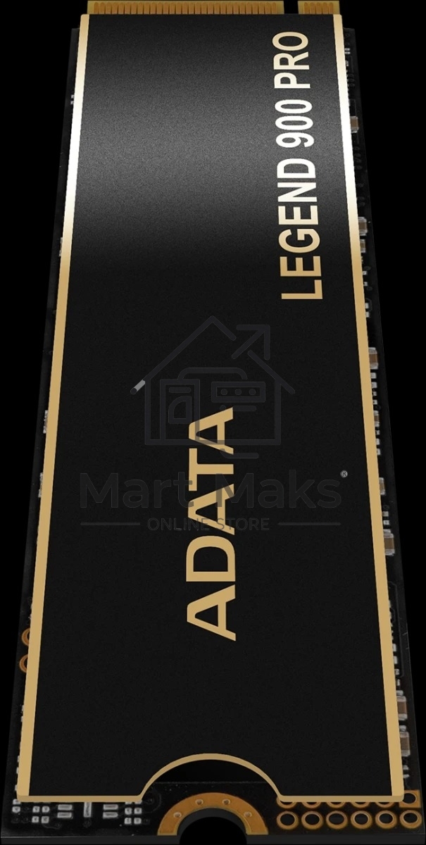 Твердотельный накопитель ADATA SSD LEGEND 900 PRO, 2000GB, M.2(22x80mm), NVMe 1.4, PCIe 4.0 x4, 3D NAND, R/W 7400/6500MB/s, IOPs н.д./н.д., TBW 1200, DWPD 0.3 (5 лет)