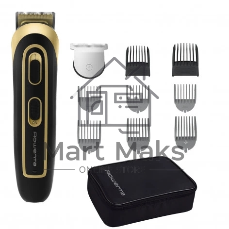 Триммер Rowenta TN9118F0 черный/золотистый (насадок в компл:9шт)