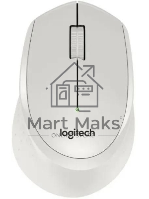 Мышь беспроводная Logitech M330 SILENT PLUS белый, 1000 dpi, радиоканал, USB, кнопки - 3