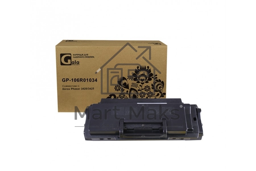 Картридж лазерный GalaPrint GP-106R01034 черный (10000 стр.) для Xerox Phaser 3420/3425