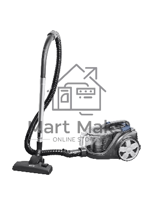 Пылесос BBK BV1900 серый/синий, 400/2200 Вт, уборка сухая, пылесборник контейнер 3 л