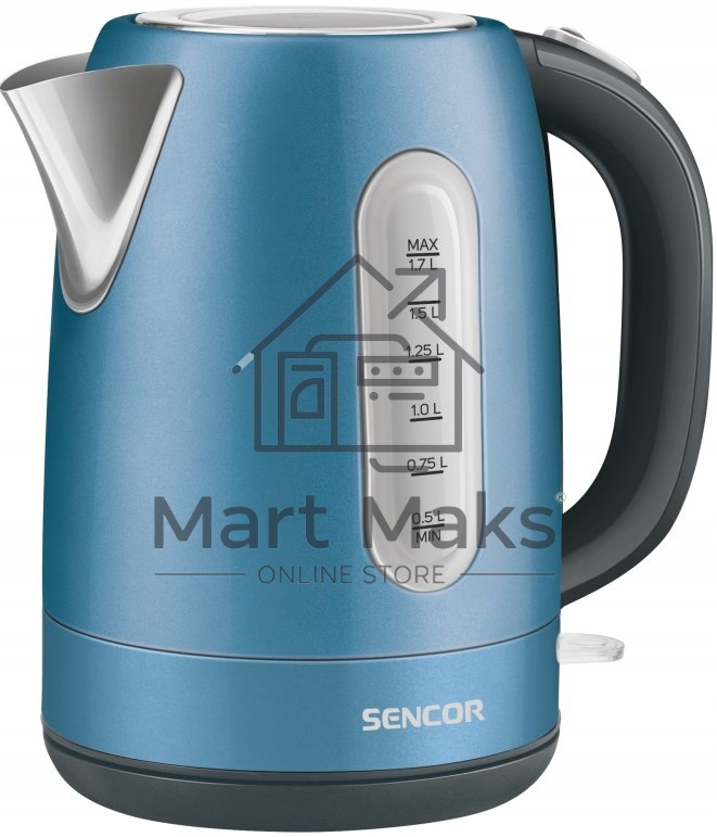Чайник электрический Sencor SWK 1772BL 1.7 л, 2150 Вт, синий