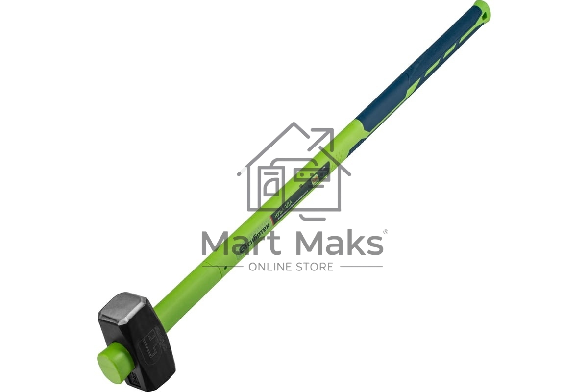 Кувалда Сибртех 3000 г, фибергласовая обрезиненная рукоятка