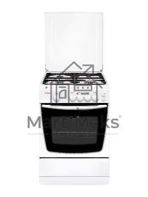 Плита газовая Gefest CG 60М C6 К73 белый, конфорок 4 шт, духовка 63 л, 60 см x 85 см x 60 см
