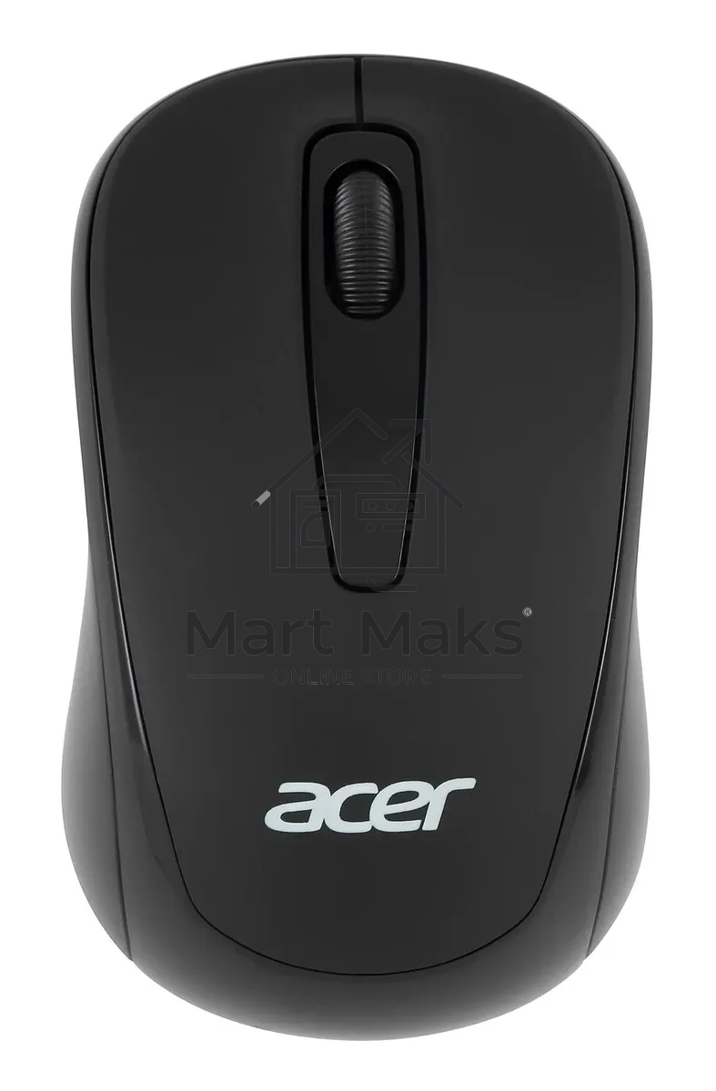 Мышь беспроводная Acer OMR133 черный, 1000 dpi, радиоканал, USB, кнопки - 3