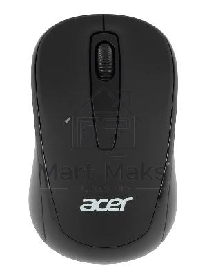 Мышь беспроводная Acer OMR133 черный, 1000 dpi, радиоканал, USB, кнопки - 3