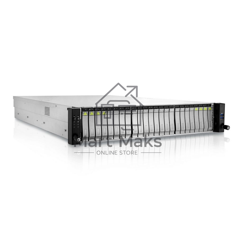 Компьютерный корпус InWin IW-RS224-07 SLIMSAS BP 1200W*2/PDB/FAN 8038mm*4/ SLIMSAS*8 + SAS3 expander BP + rear 2.5