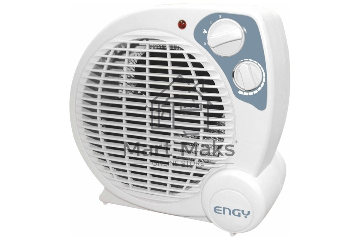 Тепловентилятор Engy EN-513, белый, 2000 Вт, 20 м2, термостат (уп-ка 10шт)