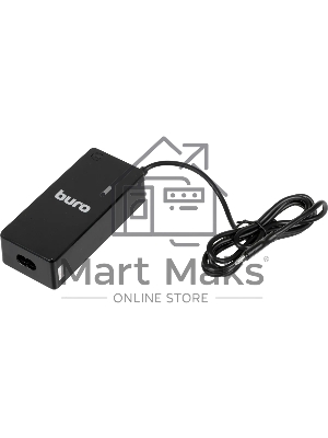 Блок питания Buro BUM-С-065 автоматический 65W 5V-20V 3A 1xUSB 2.4A от бытовой электросети LED индикатор