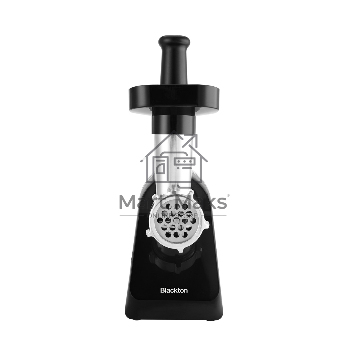 Мясорубка Blackton Bt MG1110 черный/серый, 1200Вт, производительность до 1.5 кг/мин / Количество скоростей: 1 / Функция реверса / DualProtect технология: защита от перегрузки и перегрева / Прорезиненные ножки / Материал корпуса: пластик / Материал загрузо