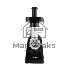 Мясорубка электрическая Blackton Bt MG1110 черный/серый, 1200 Вт, 1.5 кг/мин, реверс, защита от перегрузки, насадки - 2