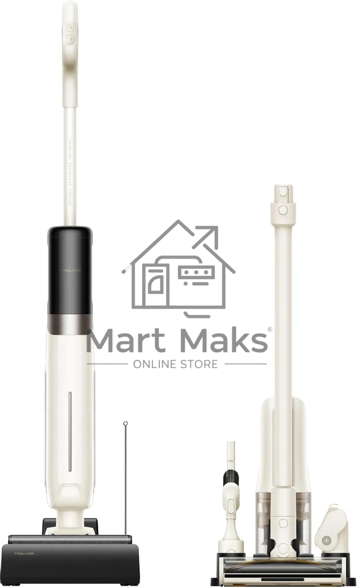 Вертикальный моющий пылесос Dreame Trouver K30 Mix белый, 7*2600 mAh, 300Вт, сухая/влажная уб., 500 мл., работа от АКБ max 30 мин