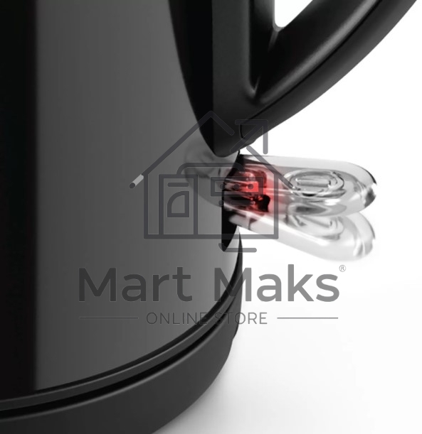 Чайник электрический Bosch TWK3P423 1.7 л, 2400 Вт, черный (корпус: нержавеющая сталь)