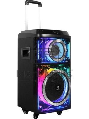 Колонка портативная Ural 103 черный 1200W 1.1 BT/3.5Jack/USB-C 15м 7000mAh (УРАЛ МОЛОТ 103)