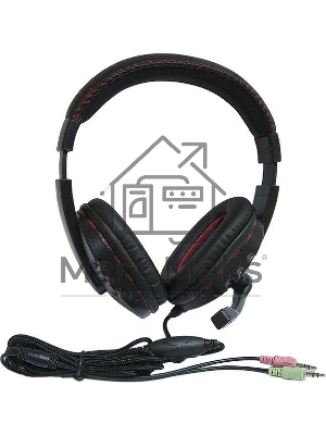 Гарнитура проводная Nakatomi HS-T50MV черный (c рег. громкости)