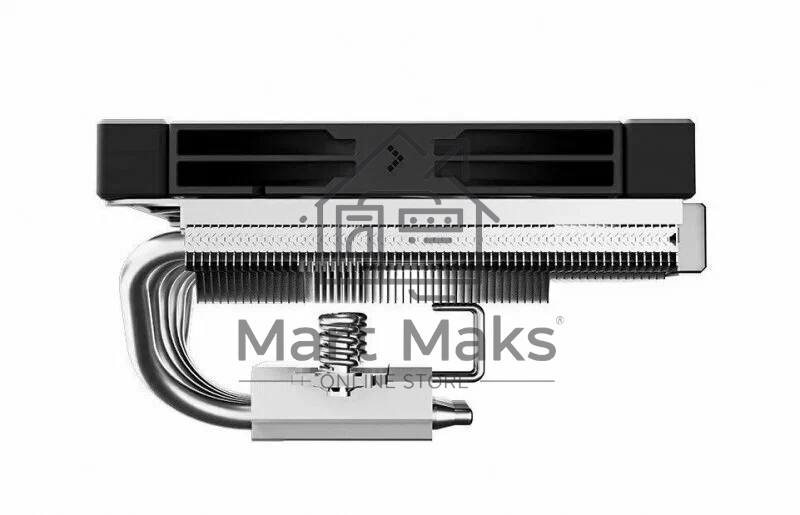 Кулер для процессора DEEPCOOL AN600 черный, 120 мм, алюминий, 1850 об/мин, 24.2 дБ, 4 pin, 180 Вт, 67 мм