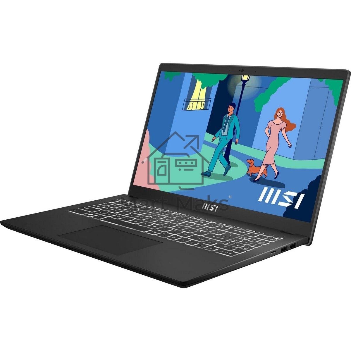 Ноутбук MSI Modern 15 B7M-472XRU AMD Ryzen 7 7730U/16Gb/SSD1Tb/15.6