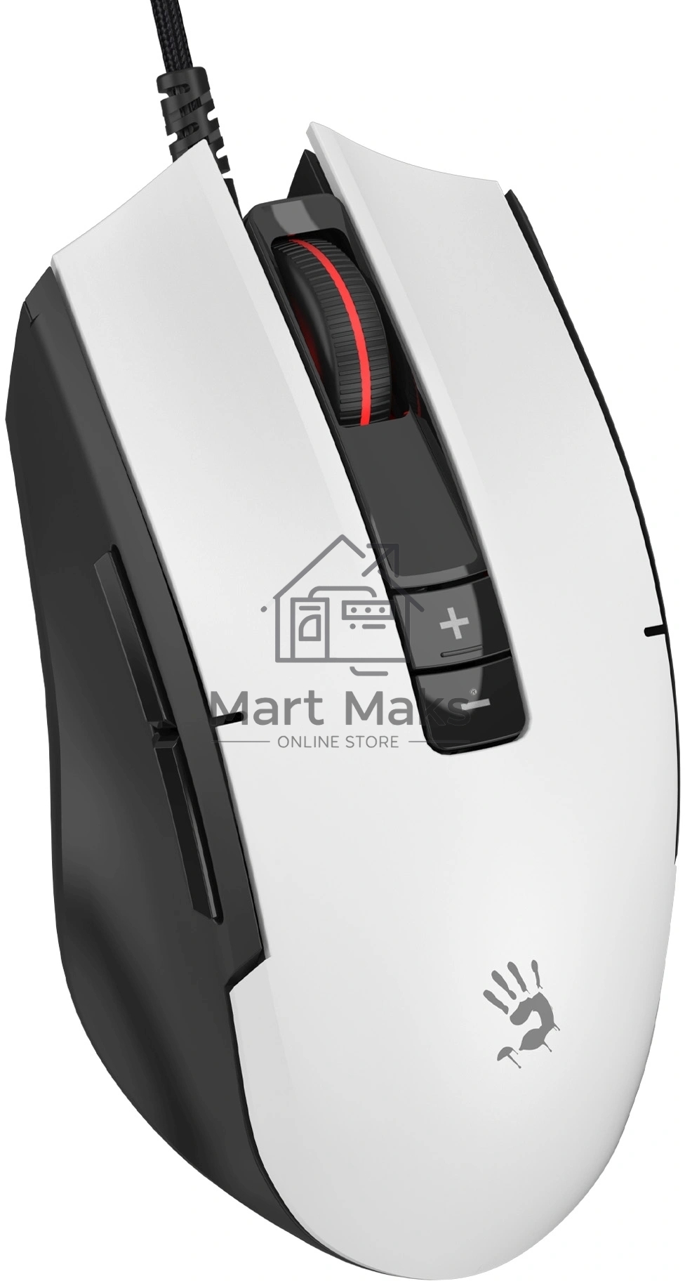 Мышь проводная A4Tech Bloody ES8 белый, 6000 dpi, USB, кнопки - 7