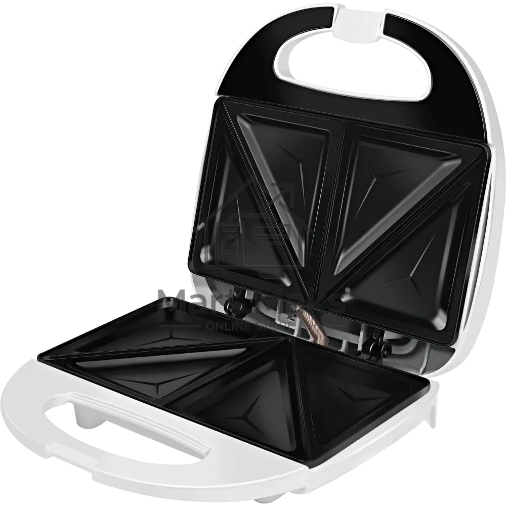 Сэндвичница Aresa AR-1205. 750 Вт. Термостойкий пластик со вставками из хромированной стали. Две сэндвичные формы.