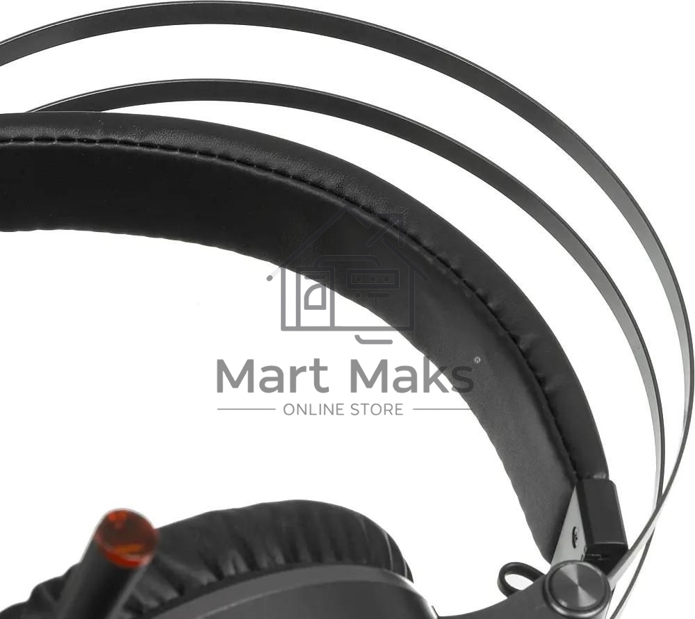 Гарнитура проводная с микрофоном A4Tech G530 черный/серый 1.8м мониторы оголовье