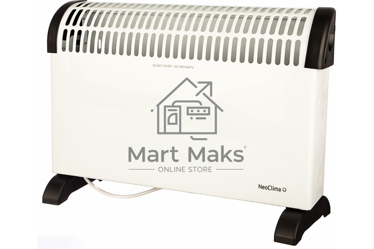 Конвектор Neoclima Fast 2000 w белый, 2000 Вт, 20 м2, термостат