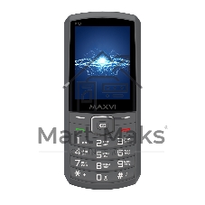 Мобильный телефон Maxvi P33 темно-серый