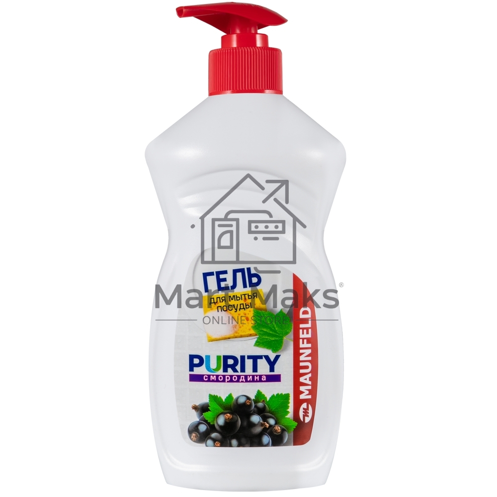Гель для мытья посуды Maunfeld Purity Смородина 450г MDL450CD (дозатор)