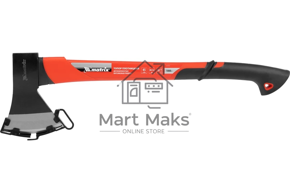 Топор Matrix 21415 1000 г, эргономичная фибергласовая рукоятка, 610 мм