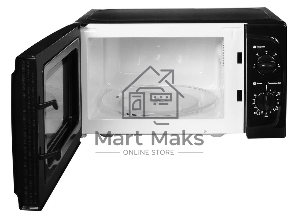 Микроволновая печь Starwind SWM5420 черный, 20 л, 700 Вт, переключатели - поворотный механизм