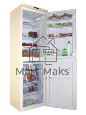 Холодильник DON R-297 BE бежевый мрамор двухкамерный 225/140л морозилка снизу