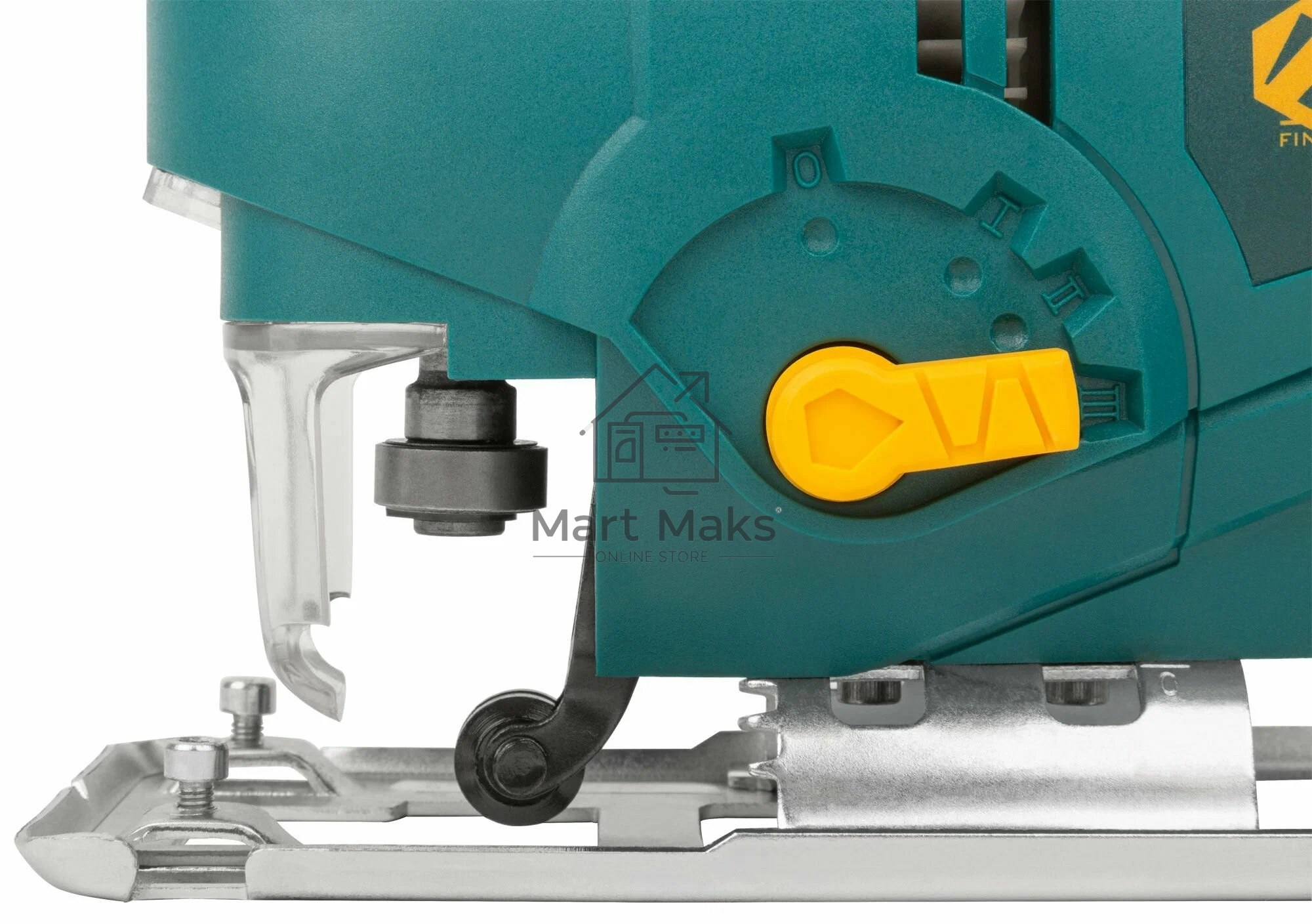 Лобзик FIT JS-601 570 Вт, 0-3000 ход/мин, БзП, маятник, 65 мм, 1,9 кг, рез. накл., коробка