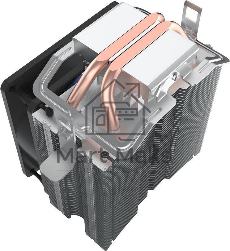 Кулер для процессора PcCooler S93 V2 Soc-AM5/AM4/1200/1700/1851 черный 3-pin 26.4dB Al+Cu 100W Ret (R3-I210WBKNXX-GL)