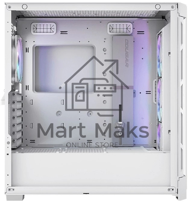 Компьютерный корпус Cougar Airface Pro RGB White 4x120MM ARGB FAN, ARGB FAN HUB, БЕЗ БП, БЕЛЫЙ, E-ATX