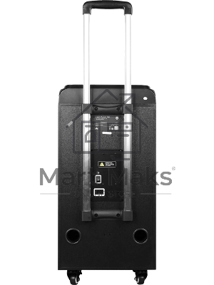 Колонка портативная Ural 103 черный 1200W 1.1 BT/3.5Jack/USB-C 15м 7000mAh (УРАЛ МОЛОТ 103)