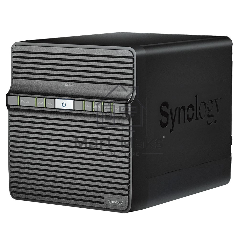 СХД SYNOLOGY настольное исполнение 4BAY NO HDD DS423